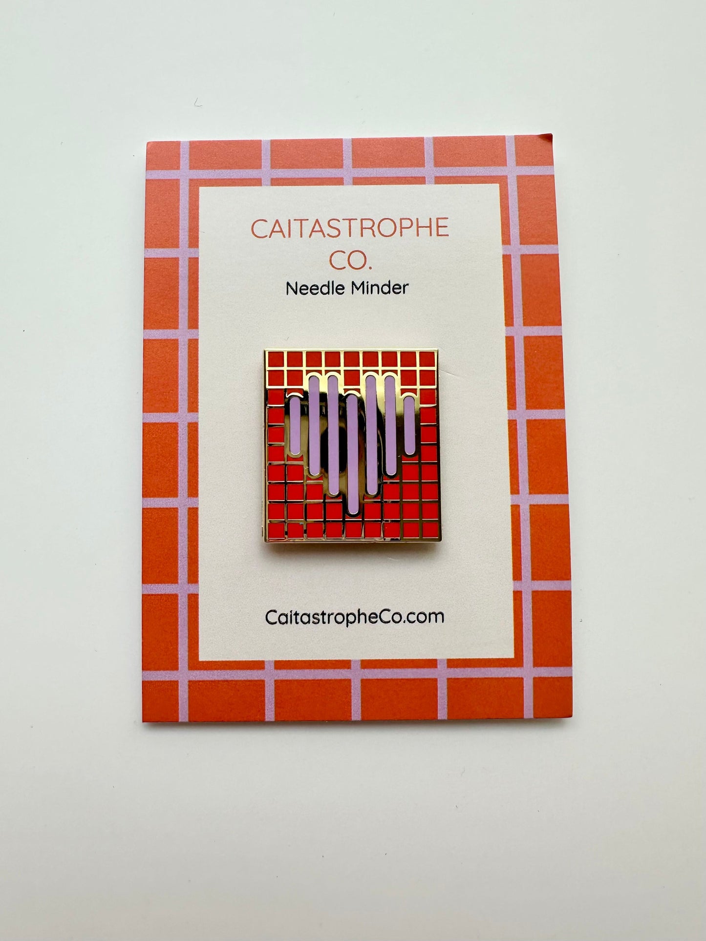 Caitastrophe Bargello Heart Needle Minder