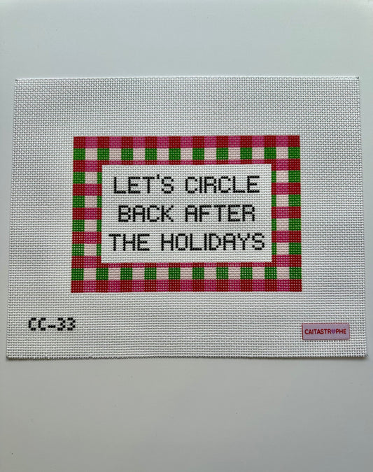 Let's Circle Back After the Holidays