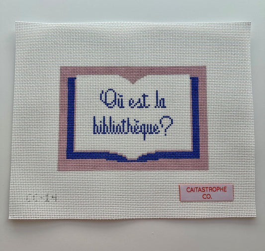 Ou est la bibliotheque? (Where is the library?)