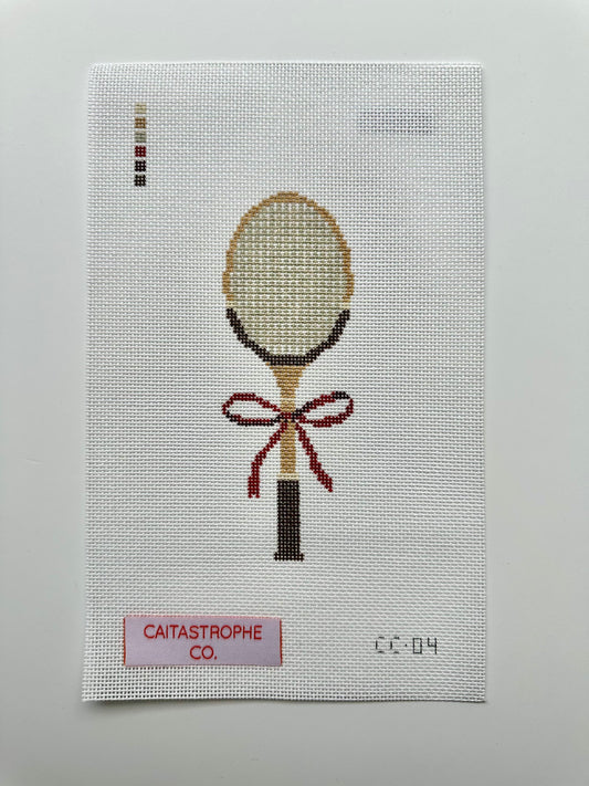 Vintage Racket with Bow